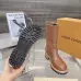 LV × Timberland 8‑Inch Co‑Branded Work Boots Rubber Lug Sole #B68436