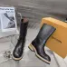 LV × Timberland 8‑Inch Co‑Branded Work Boots Rubber Lug Sole #B68437