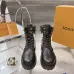 Louis Vuitton Unisex Colorful Monogram Patchwork Side‑Zip Combat Boots #B68343