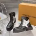 Louis Vuitton Unisex Colorful Monogram Patchwork Side‑Zip Combat Boots #B68343