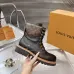 Louis Vuitton Unisex Monogram Patchwork Side‑Zip Combat Boots #B68332