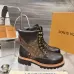 Louis Vuitton Unisex Monogram Patchwork Side‑Zip Combat Boots #B68333
