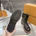 Louis Vuitton Unisex Monogram Patchwork Side‑Zip Combat Boots #B68333