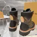 Louis Vuitton Unisex Monogram Patchwork Side‑Zip Combat Boots #B68333