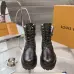 Louis Vuitton Unisex Monogram Patchwork Side‑Zip Combat Boots #B68334
