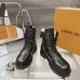 Louis Vuitton Unisex Monogram Patchwork Side‑Zip Combat Boots #B68334
