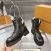 Louis Vuitton Unisex Monogram Patchwork Side‑Zip Combat Boots #B68334