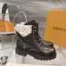 Louis Vuitton Unisex Monogram Patchwork Side‑Zip Combat Boots #B68334