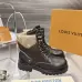 Louis Vuitton Unisex Monogram Patchwork Side‑Zip Combat Boots #B68335