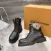Louis Vuitton Unisex Monogram Patchwork Side‑Zip Combat Boots #B68335