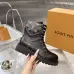Louis Vuitton Unisex Monogram Patchwork Side‑Zip Combat Boots #B68336