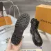 Louis Vuitton Unisex Monogram Patchwork Side‑Zip Combat Boots #B68336