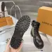 Louis Vuitton Unisex Monogram Patchwork Side‑Zip Combat Boots #B68337