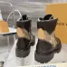 Louis Vuitton Unisex Monogram Patchwork Side‑Zip Combat Boots #B68337