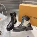 Louis Vuitton Unisex Monogram Patchwork Side‑Zip Combat Boots #B68337