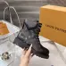 Louis Vuitton Unisex Monogram Patchwork Side‑Zip Combat Boots #B68338