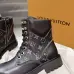 Louis Vuitton Unisex Monogram Patchwork Side‑Zip Combat Boots #B68338