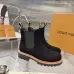 Louis Vuitton Unisex Suede Slip‑On Chelsea Ankle Boots #B68341