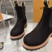 Louis Vuitton Unisex Suede Slip‑On Chelsea Ankle Boots #B68341