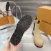 Louis Vuitton Unisex Suede Slip‑On Chelsea Ankle Boots #B68342
