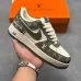 Air Force 1 Low Printed Leather Casual Low Top Fashion Sneakers #B68563