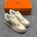 Air Force 1 Low Printed Leather Casual Low Top Fashion Sneakers #B68564