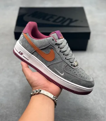 Nike NOCTA x Air Force 1 Low Grey Purple Brown Casual Sneakers #B68526