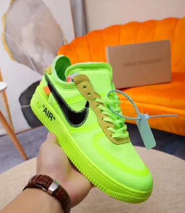 Nike x OFF-WHITE Air Force 1 shoes Green #999928118 Nike x OFF-WHITE Air Force 1 shoes Green #999928118