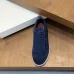 Loro Piana Men’s Calfskin Sneakers, Dual‑Tone Knit Trim, TPU Rubber Outsole #B67551