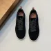 Loro Piana Men’s Calfskin Sneakers, Dual‑Tone Knit Trim, TPU Rubber Outsole #B67553