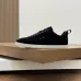 Loro Piana Men’s Calfskin Sneakers, Dual‑Tone Knit Trim, TPU Rubber Outsole #B67553