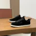 Loro Piana Men’s Calfskin Sneakers, Dual‑Tone Knit Trim, TPU Rubber Outsole #B67553