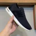 Loro Piana Men’s Wish Wool‑Blend Knit Sneakers, TPU Multi‑Tone Outsole #B67555