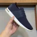 Loro Piana Men’s Wish Wool‑Blend Knit Sneakers, TPU Multi‑Tone Outsole #B67556