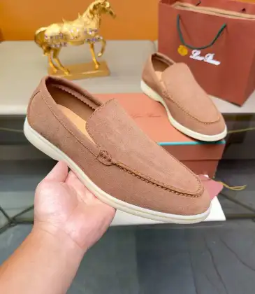 Loro Piana Unisex Tassel Lock Loafers, Suede Upper, Anti‑Slip Rubber Outsole #B67592 Loro Piana Unisex Tassel Lock Loafers, Suede Upper, Anti‑Slip Rubber Outsole #B67592