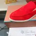 Loro Piana Unisex Tassel Lock Loafers, Suede Upper, Anti‑Slip Rubber Outsole #B67594
