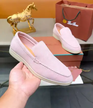 Loro Piana Unisex Tassel Lock Loafers, Suede Upper, Anti‑Slip Rubber Outsole #B67596 Loro Piana Unisex Tassel Lock Loafers, Suede Upper, Anti‑Slip Rubber Outsole #B67596
