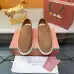 Loro Piana Unisex Tassel Lock Loafers, Suede Upper, Anti‑Slip Rubber Outsole #B67599