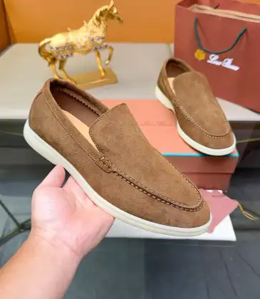 Loro Piana Unisex Tassel Lock Loafers, Suede Upper, Anti‑Slip Rubber Outsole #B67599 Loro Piana Unisex Tassel Lock Loafers, Suede Upper, Anti‑Slip Rubber Outsole #B67599