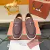 Loro Piana Unisex Tassel Lock Loafers, Suede Upper, Anti‑Slip Rubber Outsole #B67600