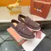 Loro Piana Unisex Tassel Lock Loafers, Suede Upper, Anti‑Slip Rubber Outsole #B67600