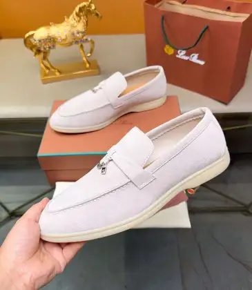 Loro Piana Unisex Tassel Lock Loafers, Suede Upper, Anti‑Slip Rubber Outsole #B67601 Loro Piana Unisex Tassel Lock Loafers, Suede Upper, Anti‑Slip Rubber Outsole #B67601