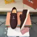 Loro Piana Unisex Tassel Lock Loafers, Suede Upper, Anti‑Slip Rubber Outsole #B67602