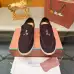 Loro Piana Unisex Tassel Lock Loafers, Suede Upper, Anti‑Slip Rubber Outsole #B67602