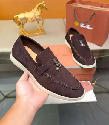 Loro Piana Unisex Tassel Lock Loafers, Suede Upper, Anti‑Slip Rubber Outsole #B67602 Loro Piana Unisex Tassel Lock Loafers, Suede Upper, Anti‑Slip Rubber Outsole #B67602