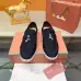 Loro Piana Unisex Tassel Lock Loafers, Suede Upper, Anti‑Slip Rubber Outsole #B67603