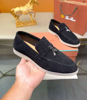 Loro Piana Unisex Tassel Lock Loafers, Suede Upper, Anti‑Slip Rubber Outsole #B67603 Loro Piana Unisex Tassel Lock Loafers, Suede Upper, Anti‑Slip Rubber Outsole #B67603
