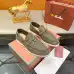 Loro Piana Unisex Tassel Lock Loafers, Suede Upper, Anti‑Slip Rubber Outsole #B67604