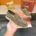 Loro Piana Unisex Tassel Lock Loafers, Suede Upper, Anti‑Slip Rubber Outsole #B67604