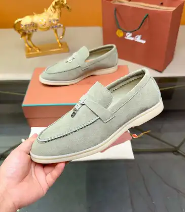 Loro Piana Unisex Tassel Lock Loafers, Suede Upper, Anti‑Slip Rubber Outsole #B67605 Loro Piana Unisex Tassel Lock Loafers, Suede Upper, Anti‑Slip Rubber Outsole #B67605